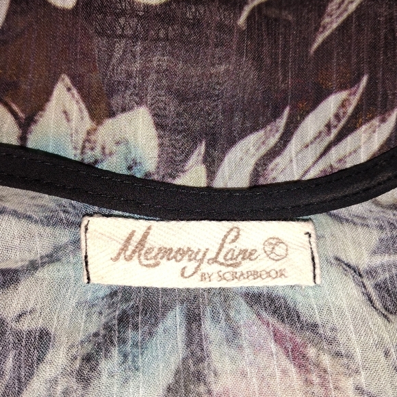 FRINGED FLORAL CHIFFON DRESS - Picture 8 of 9